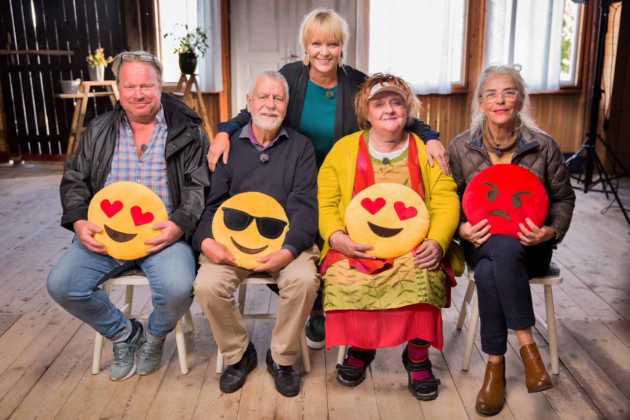 Claes Malmberg, Björn Hellberg, Marianne Mörck, Ewa Fröling och Kattis Ahlström