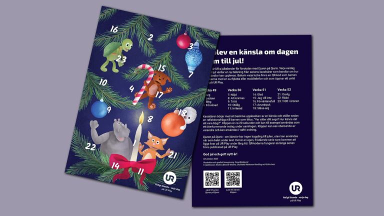 Dags igen för Djuren på Djuris julkalender!