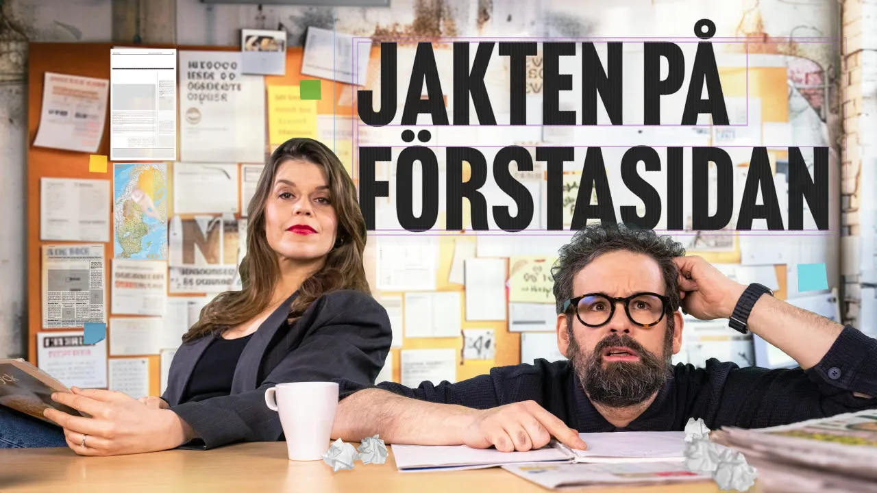 Allt om Jakten på förstasidan – en komisk serie med Emma Molin och Eric Stern