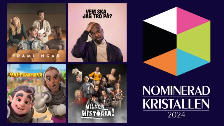 Fyra Kristallen-nomineringar för UR