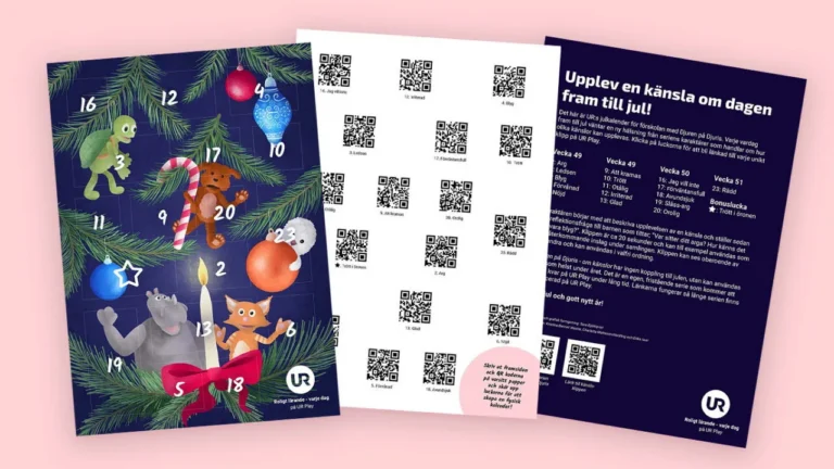 Djuren på Djuris julkalender 2024 – perfekt för förskolan