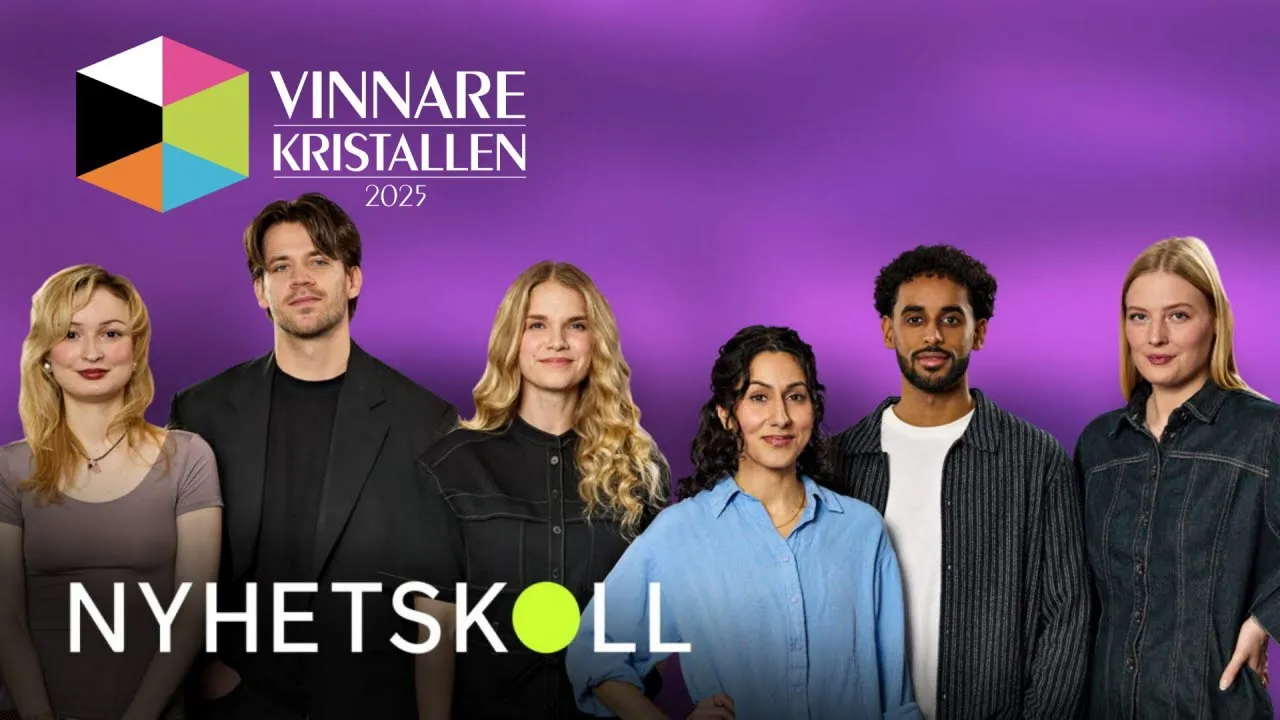 Nyhetskoll är årets nyhets- och aktualitetsprogram – Kristallen 2025