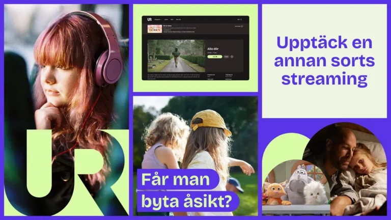 UR tydliggör sitt uppdrag med ny visuell identitet