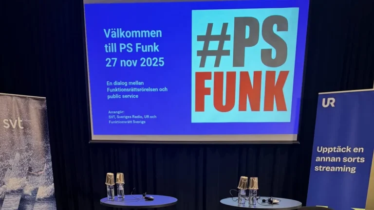 Dialog med funktionsrättsrörelsen – för ökad tillgänglighet och representation